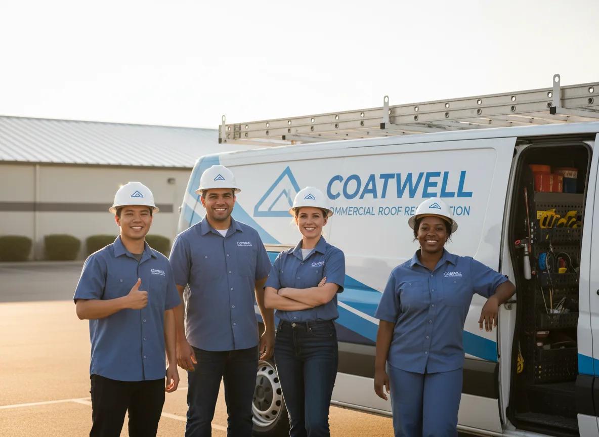 Commercial roof coating company in Hoffman, IL
